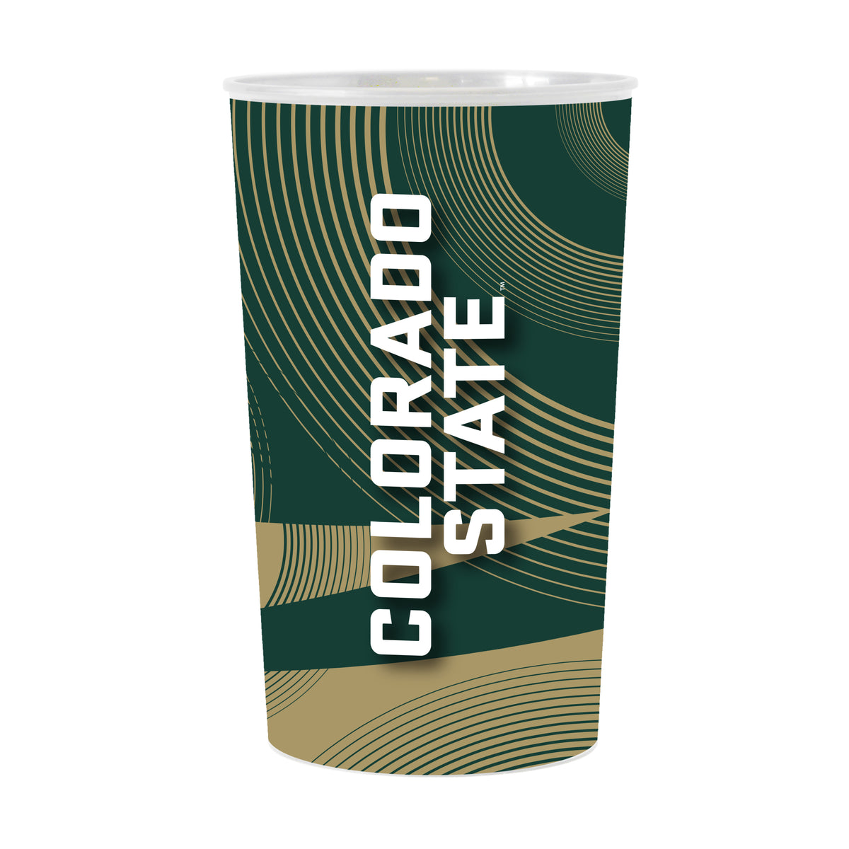 Colorado State Geometric Hardwall Cup 4 Pack
