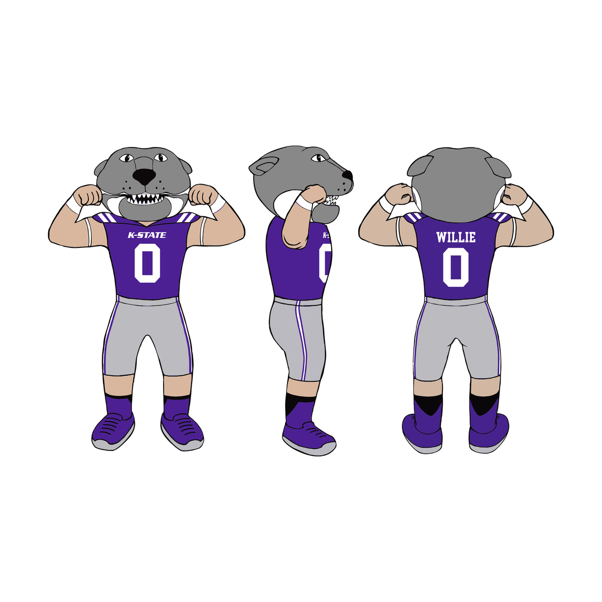 Kansas State 7ft Mascot Yard Inflatable