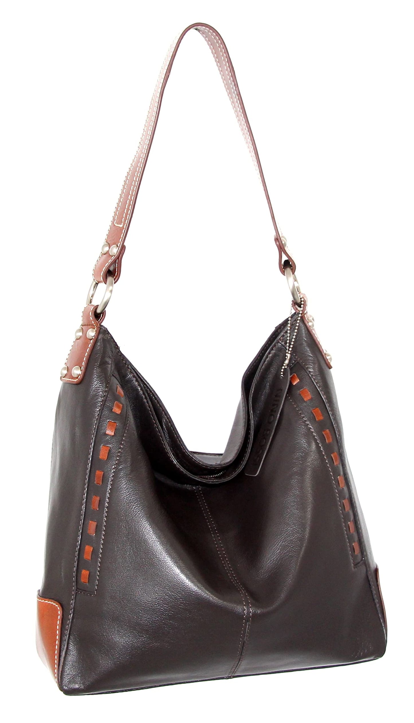 Everyday Leather Hobo Bag in Chocolate
