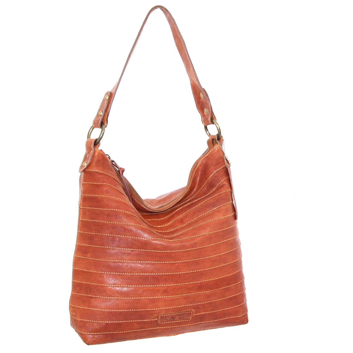 My Ribbed Bohemian Hobo - Cognac