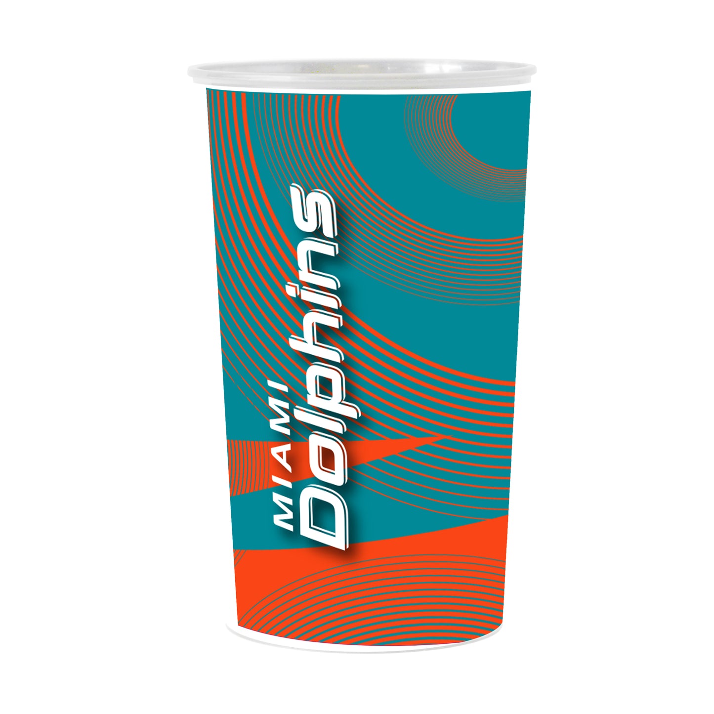 Miami Dolphins NFL 4-Pack 22oz Stadium Cups