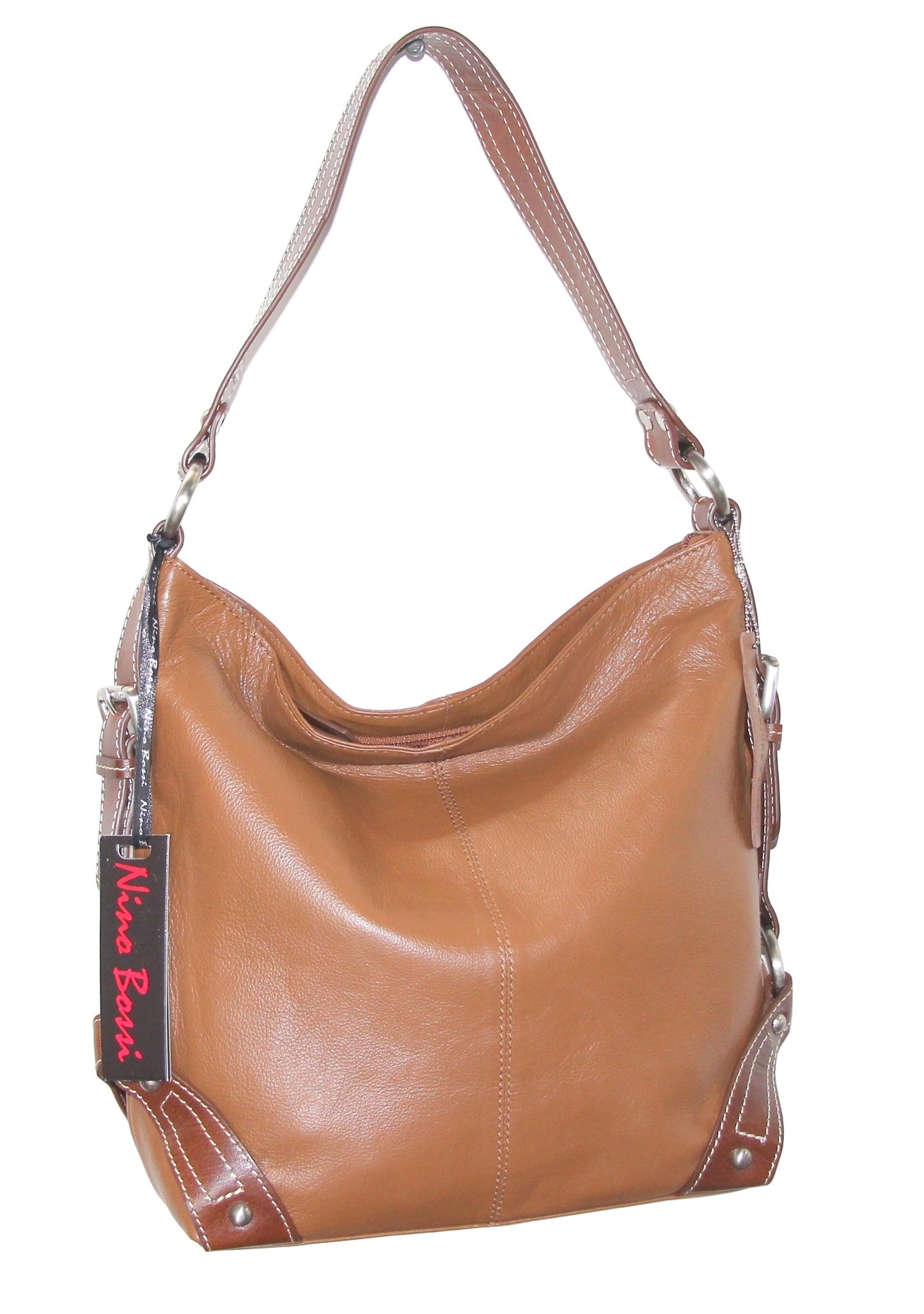 Moda Milano Hobo in Cognac