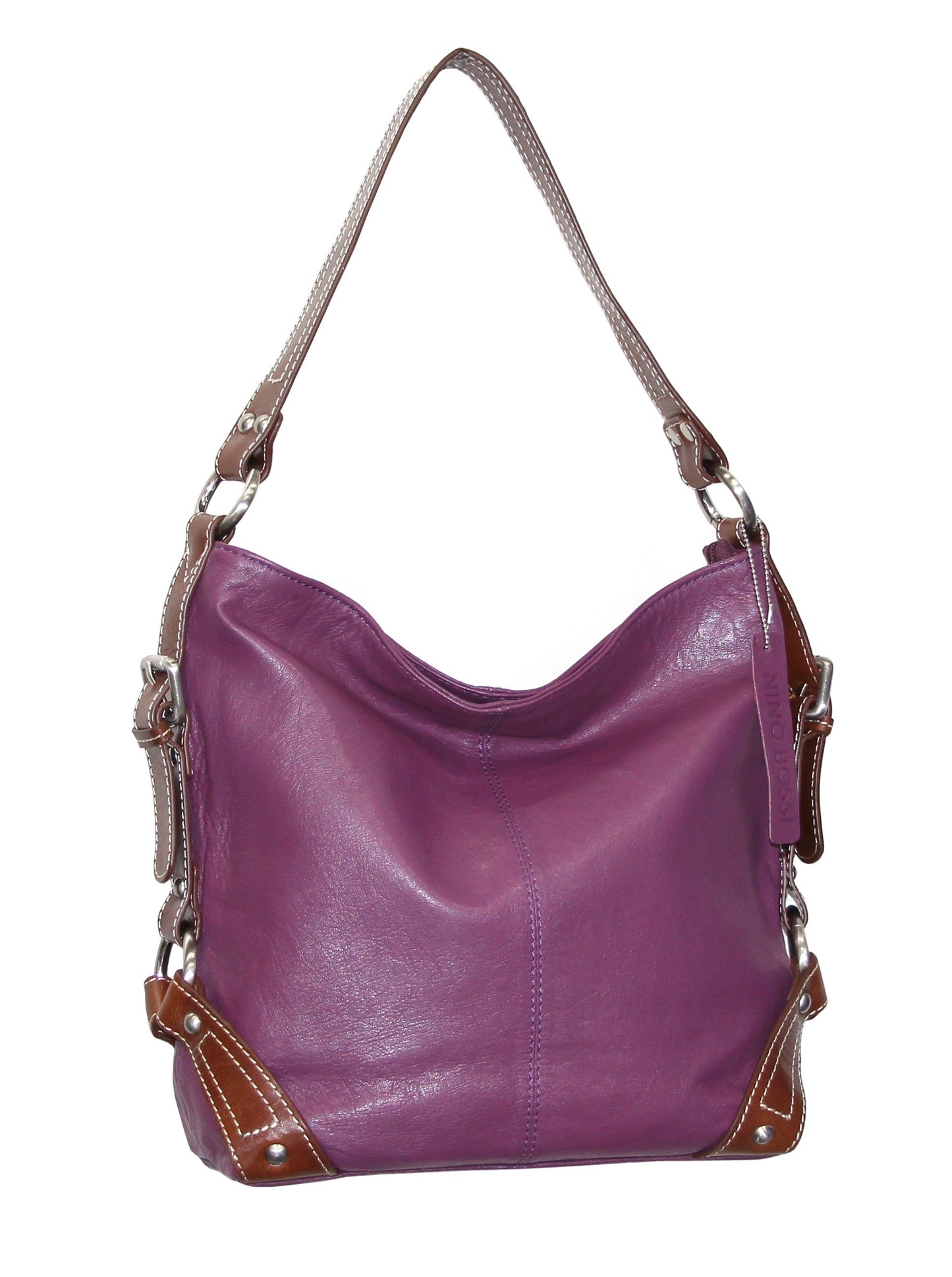 Moda Milano Hobo in Viola
