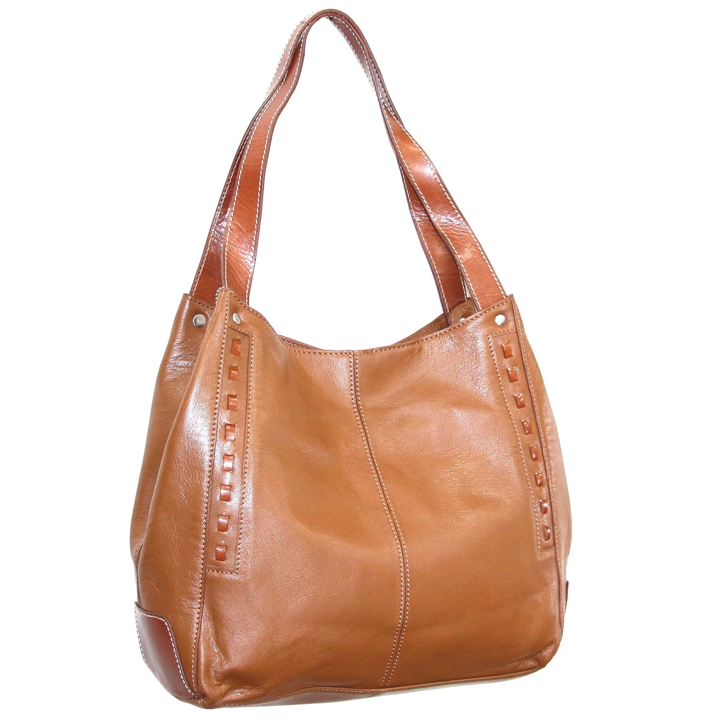 Alyssa Satchel in Cognac
