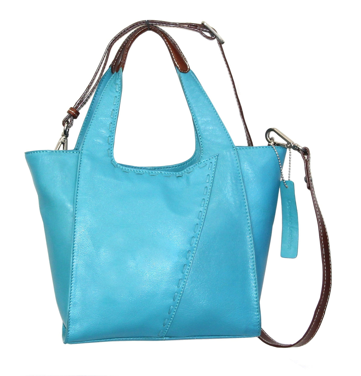 Chiara Small Satchel - Turquoise