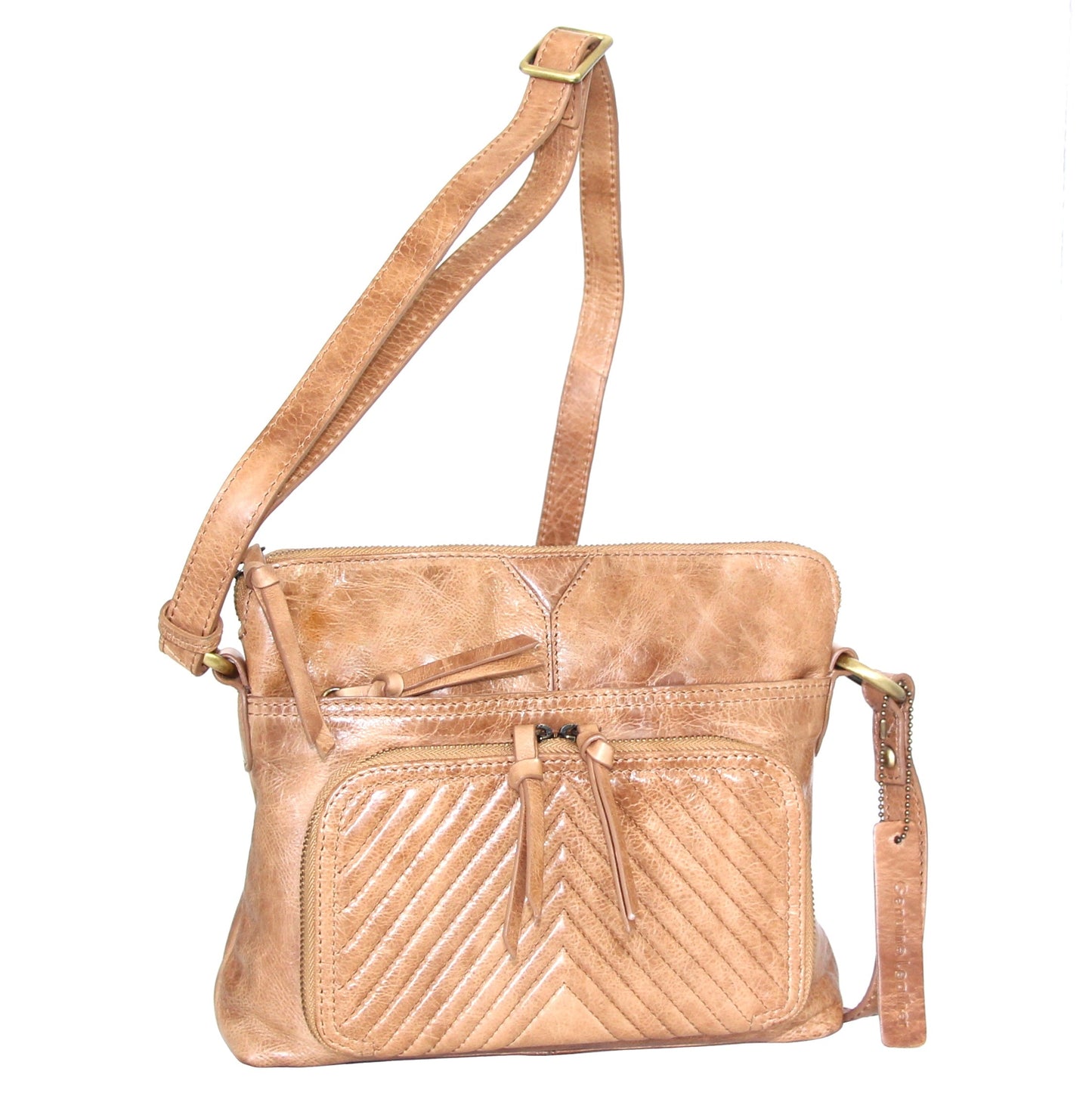 Mary Ellen Cross Body Bag in Beige