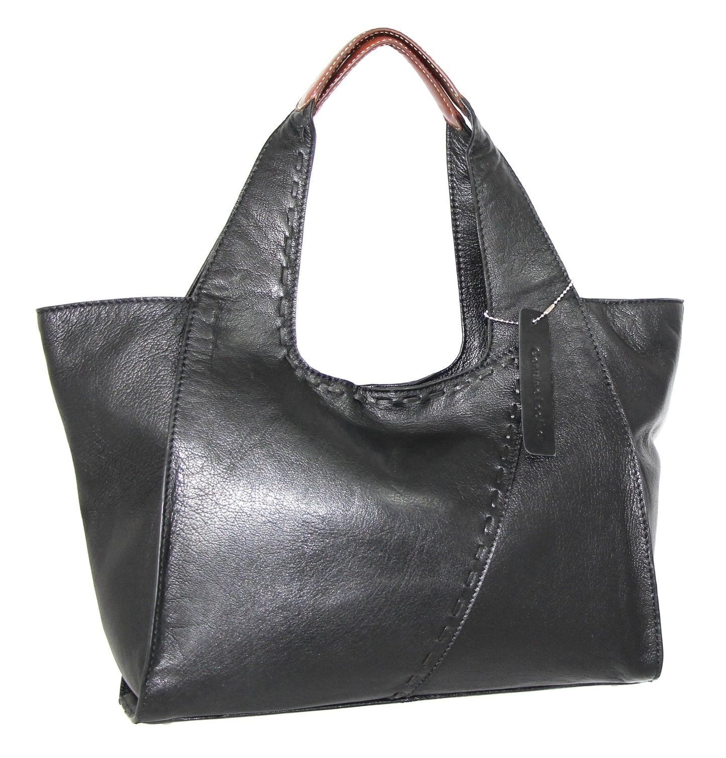 Serena Large Satchel in Black