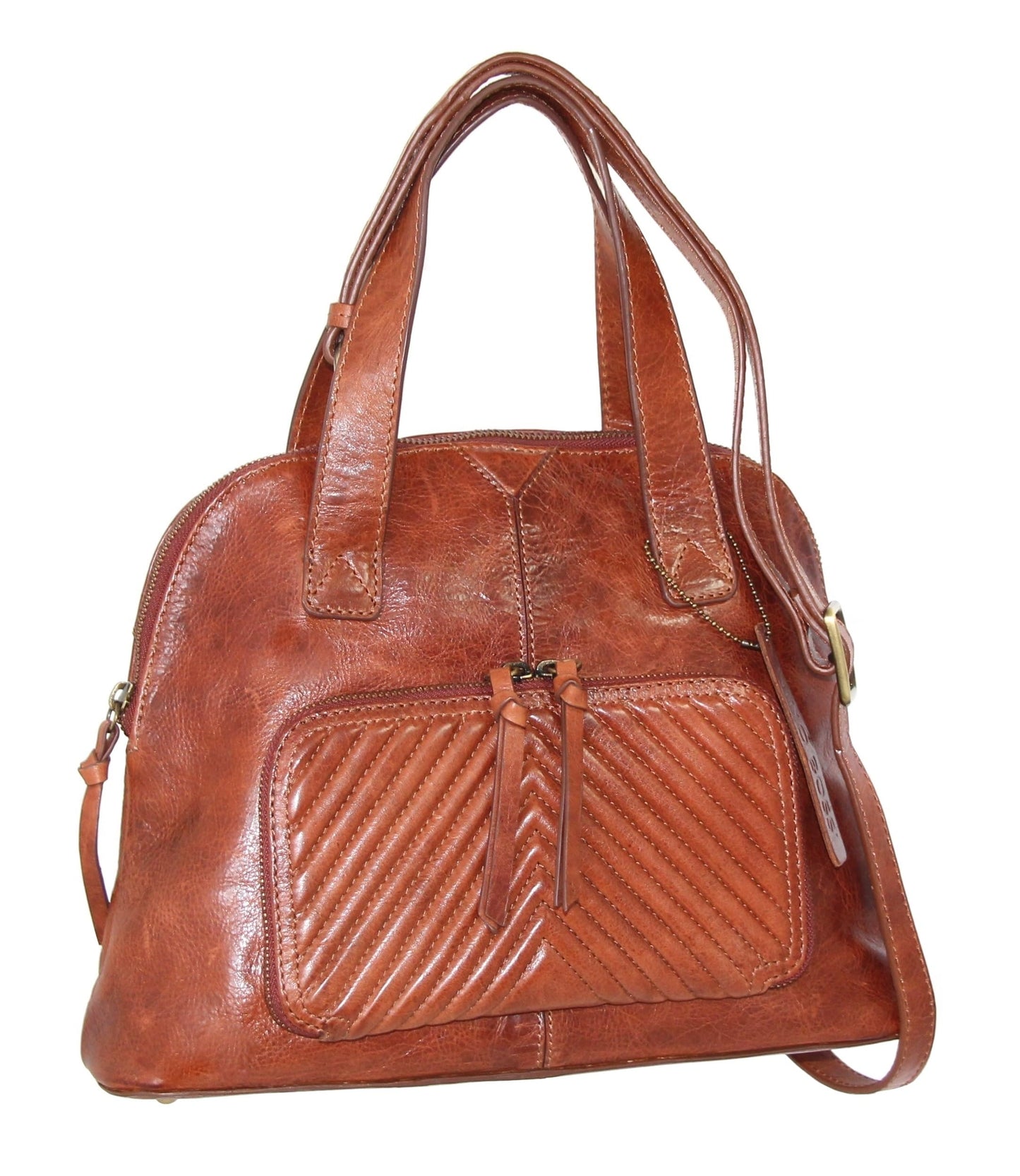 My Paulina Satchel in Cognac