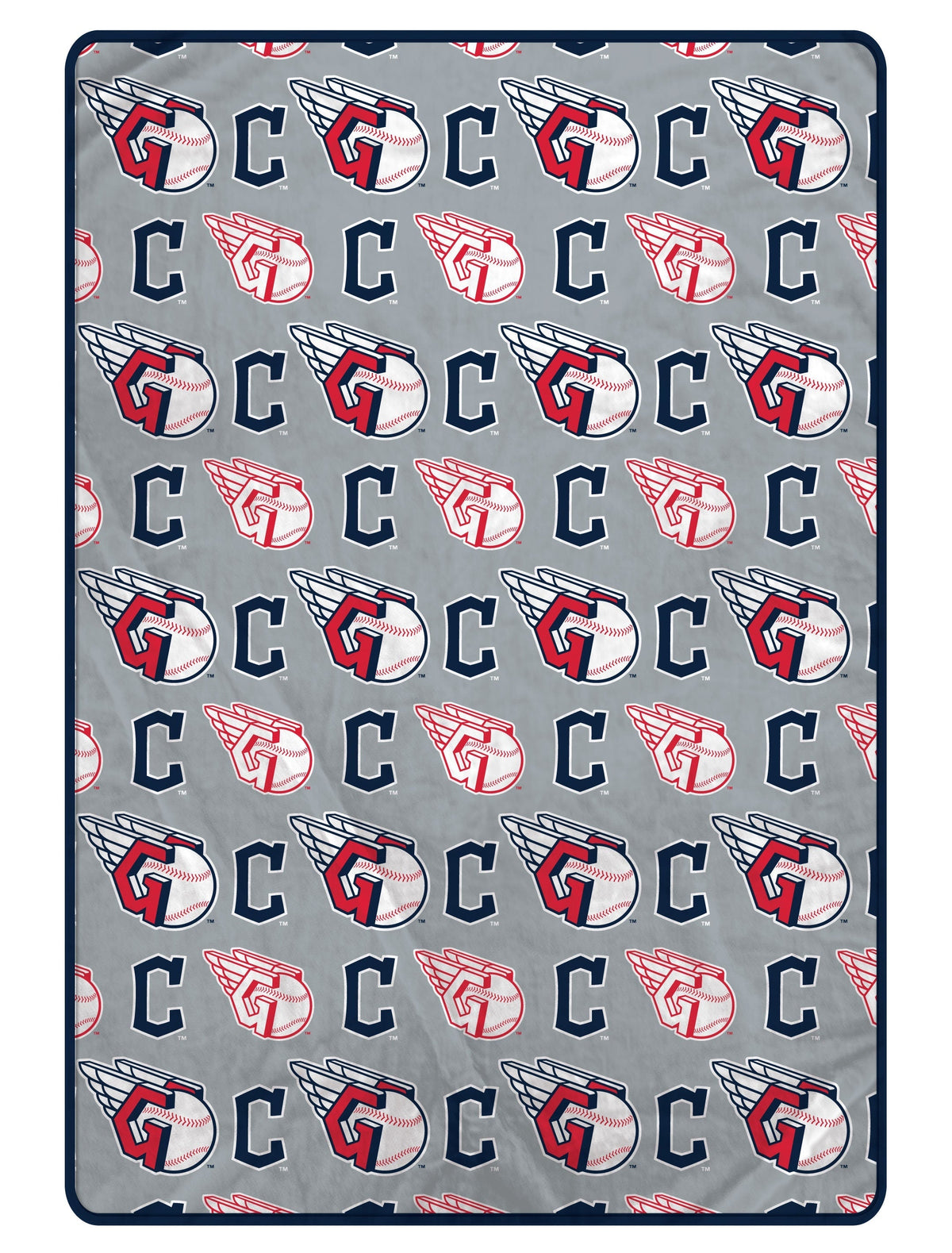 Cleveland Guardians MLB Logo Roll 66" X 95" Oversized Twin XL Throw Blanket
