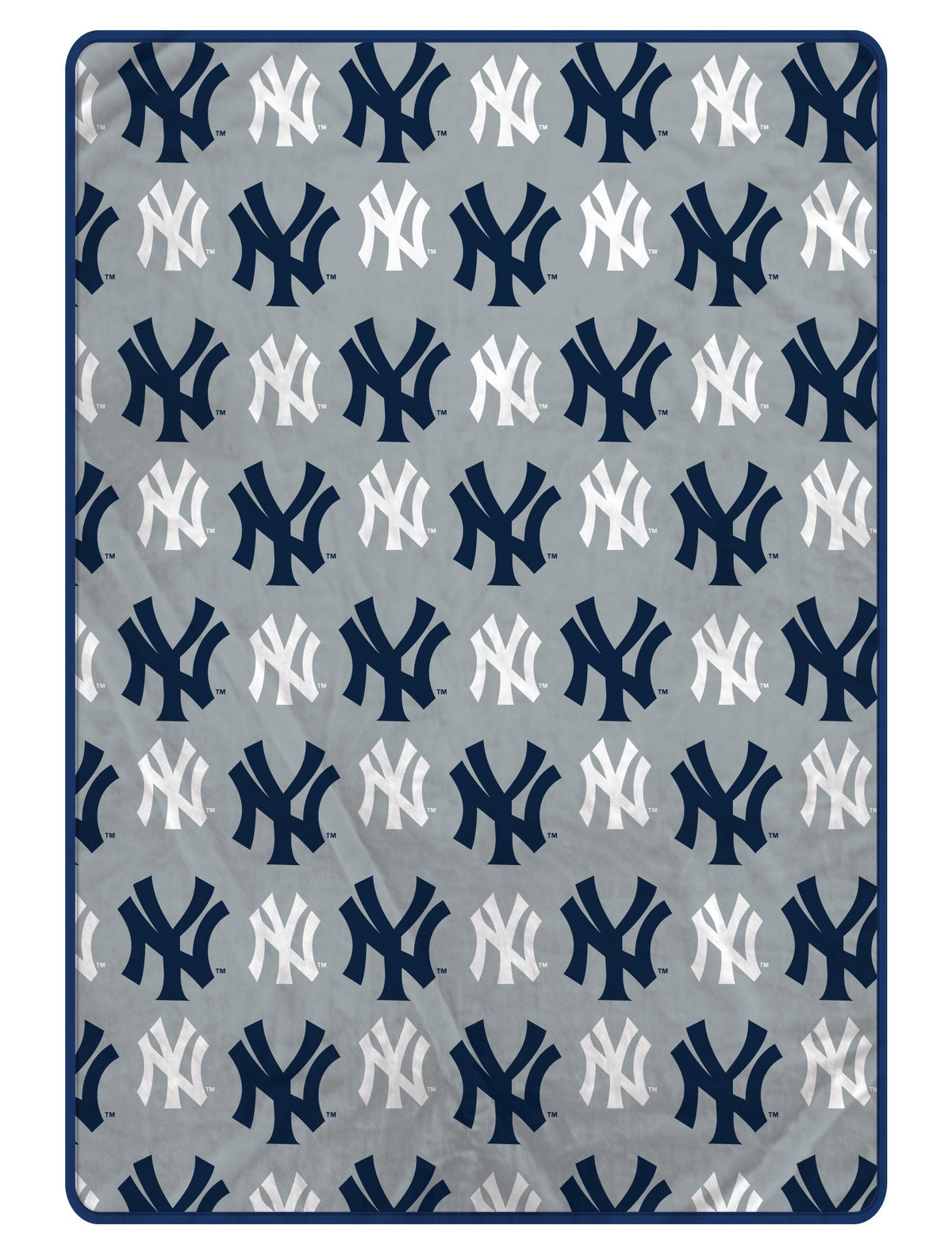 New York Yankees MLB Logo Roll 66" X 95" Oversized Twin XL Throw Blanket