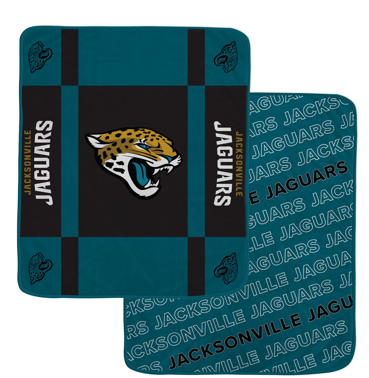 Jacksonville Jaguars NFL Team Reversible Soft Throw 50x60
