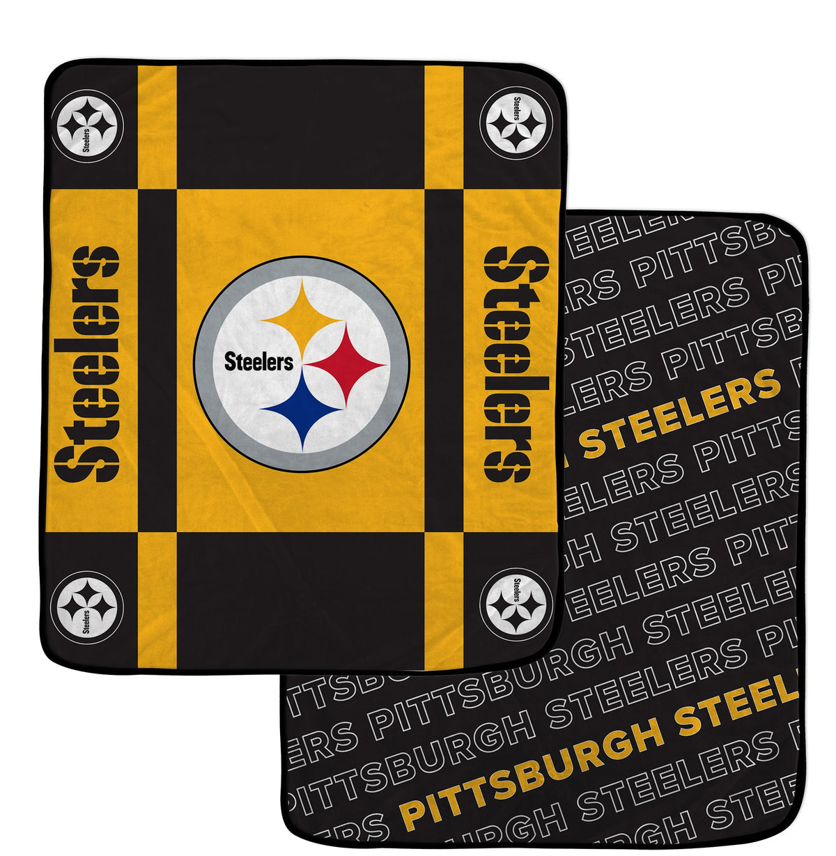 Pittsburgh Steelers NFL Team Reversible Soft Throw 50x60