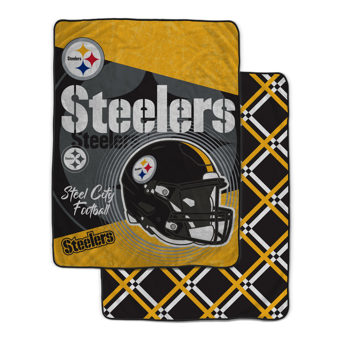 Pittsburgh Steelers NFL Team Helmet Fleece Blanket 60x80