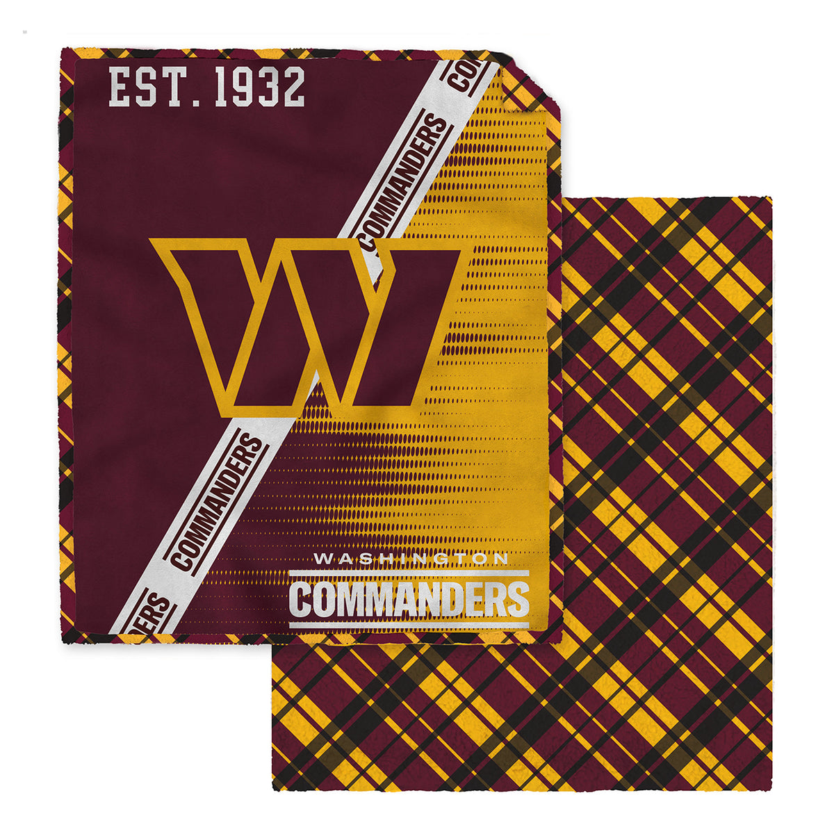 Washington Commanders NFL Team Heritage Soft Blanket 60x80