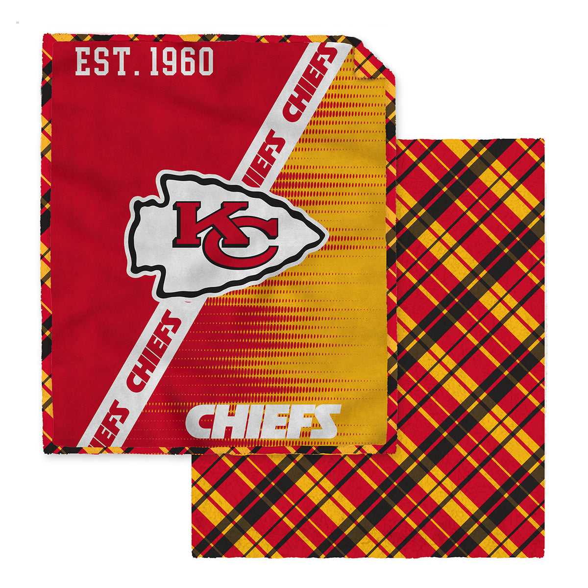 Kansas City Chiefs NFL Team Heritage Soft Blanket 60x80