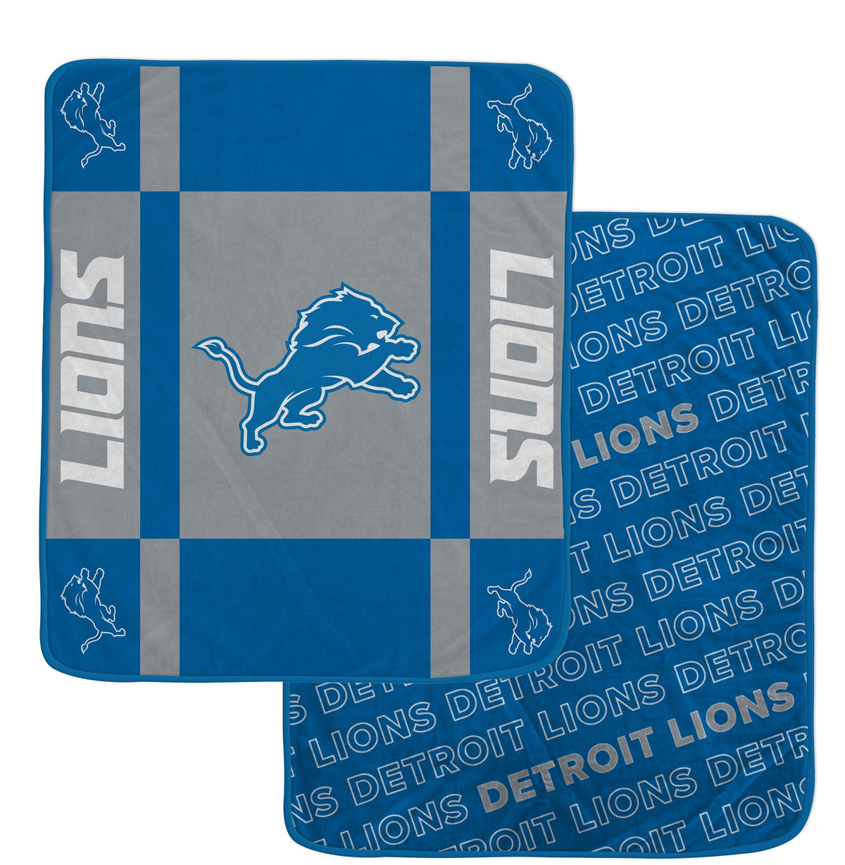 Detroit Lions NFL Team Reversible Soft Blanket 60x70
