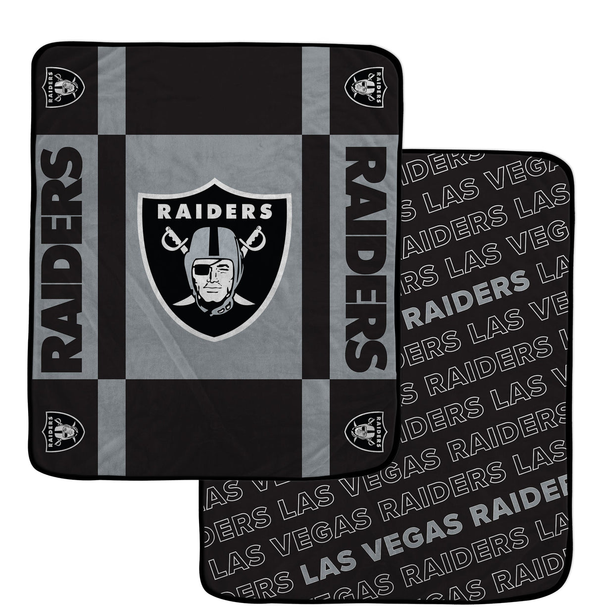 Las Vegas Raiders NFL Team Reversible Soft Blanket 60x70