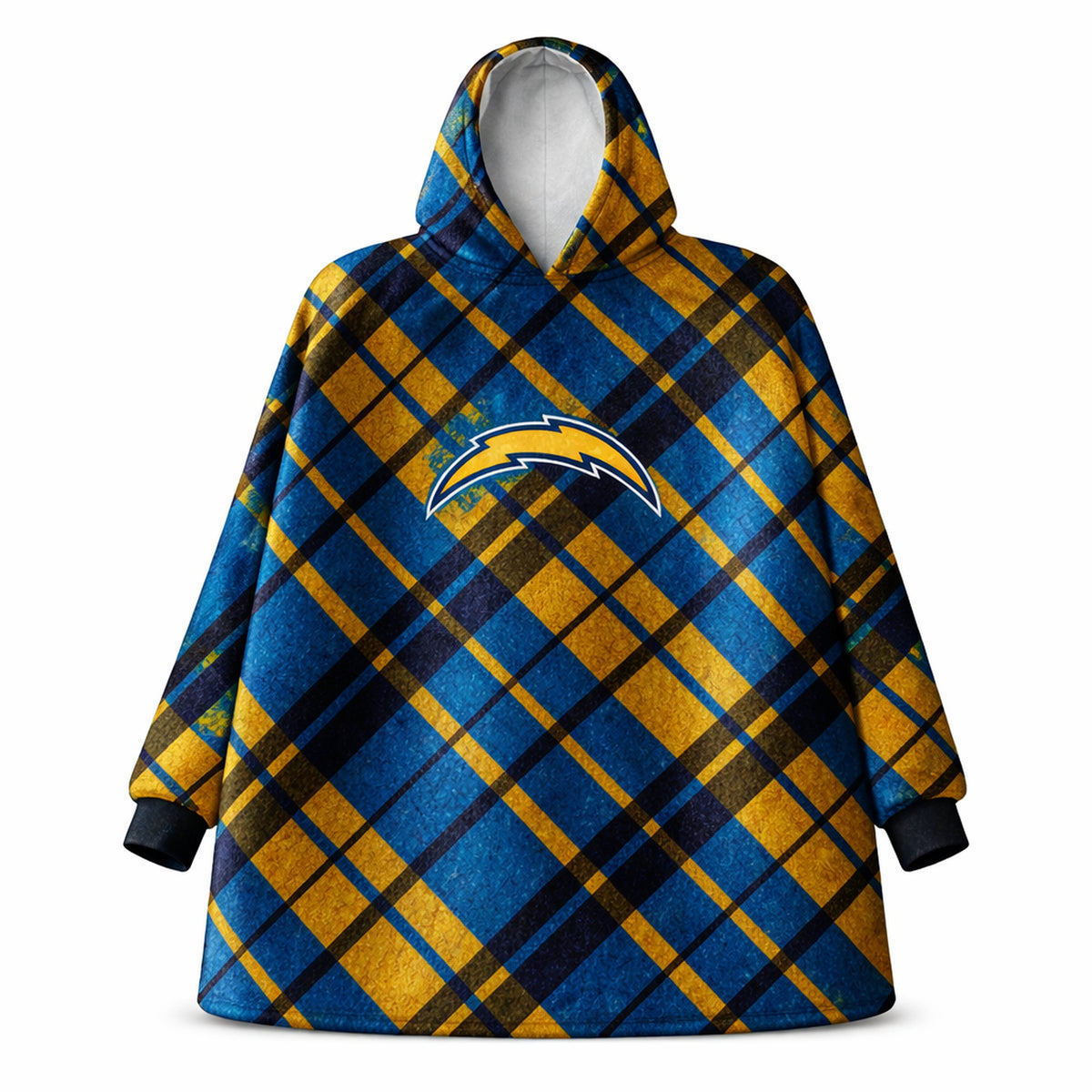 Los Angeles Chargers NFL Team Cozy Sherpa Hoodie - One Size Fits Most
