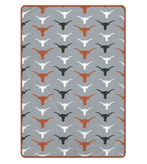 NCAA Repeating Logo Blanket