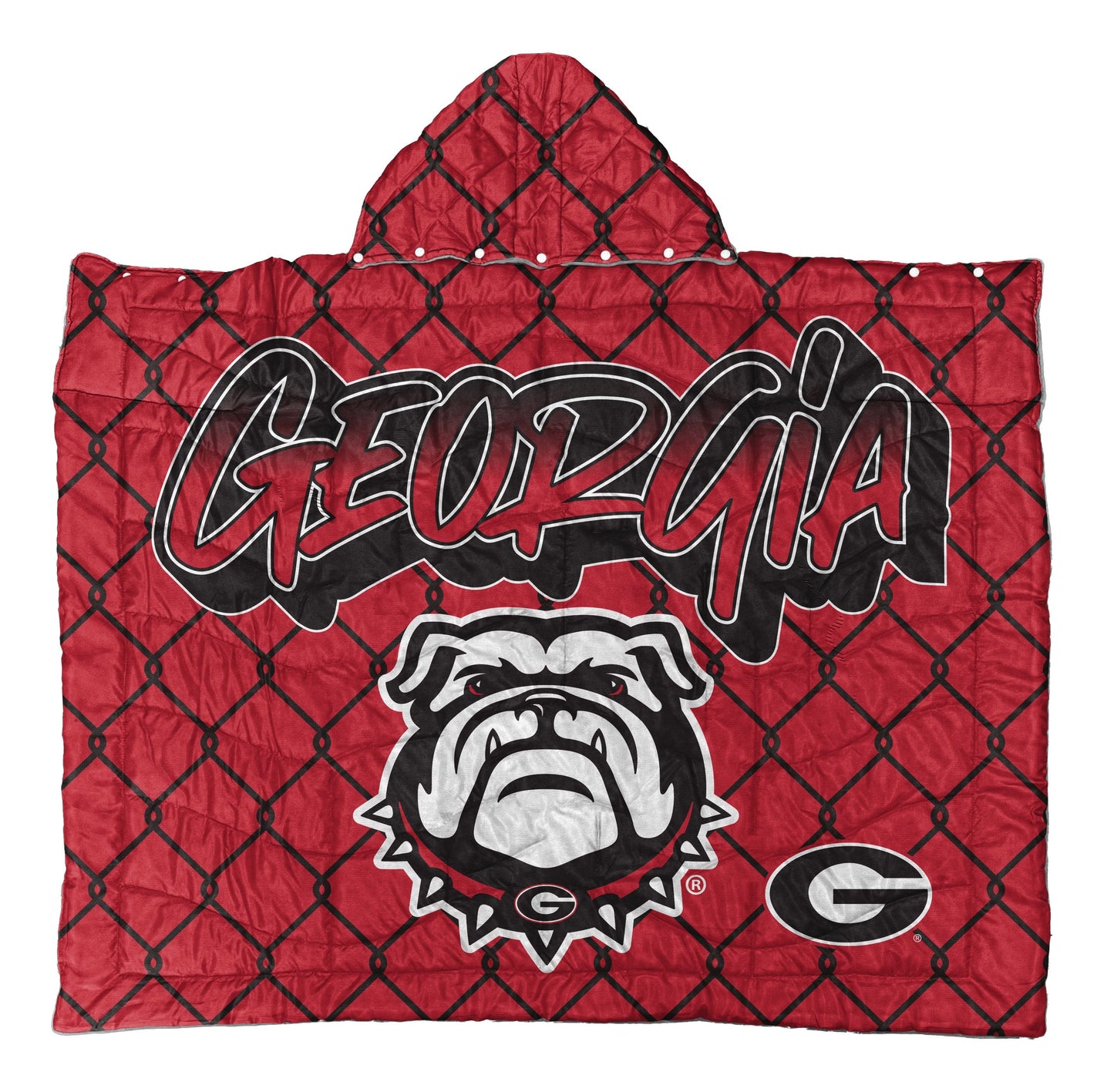 NCAA Hooded Cozy Cape Blanket