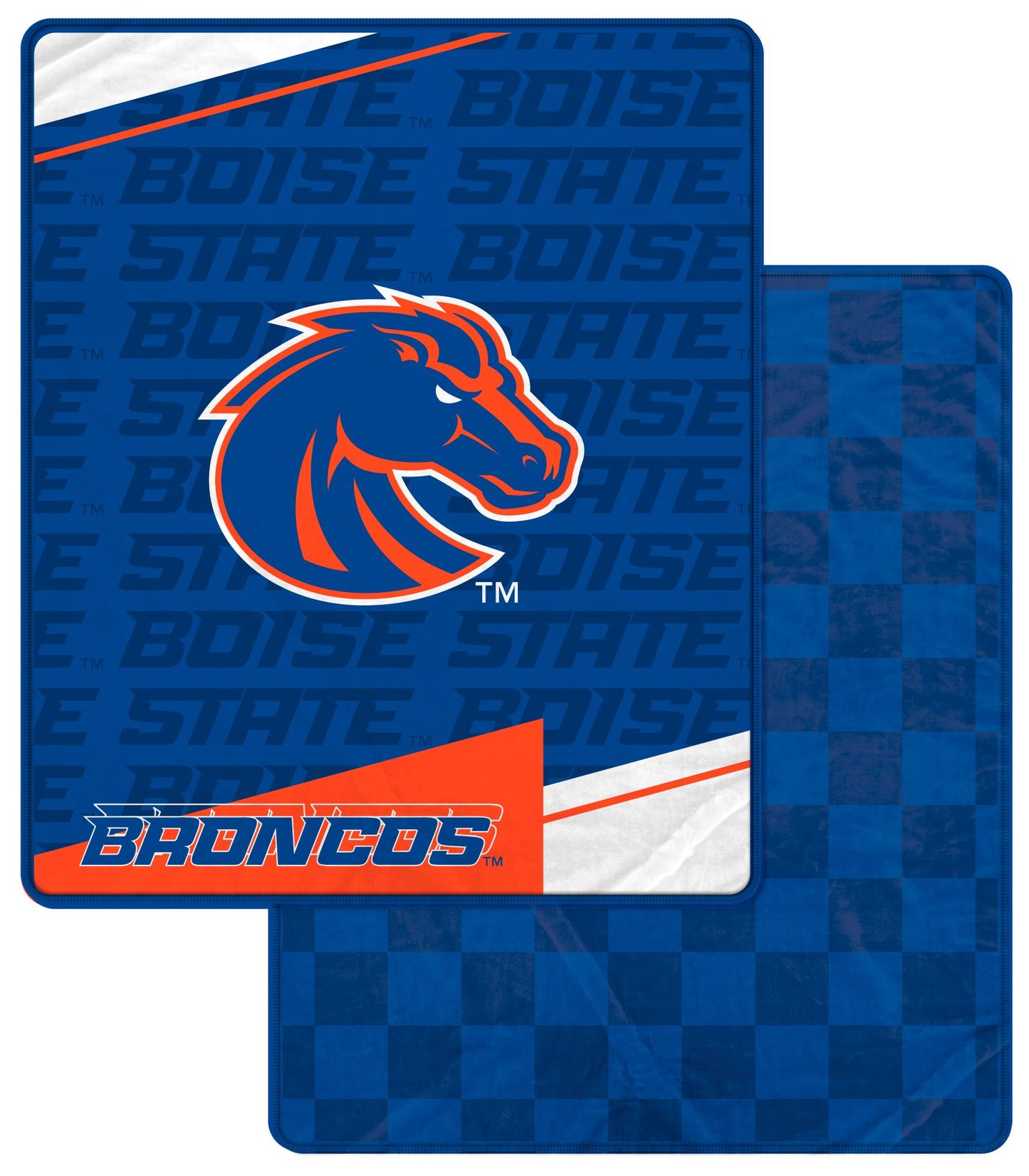 NCAA Checkers Logo Blanket