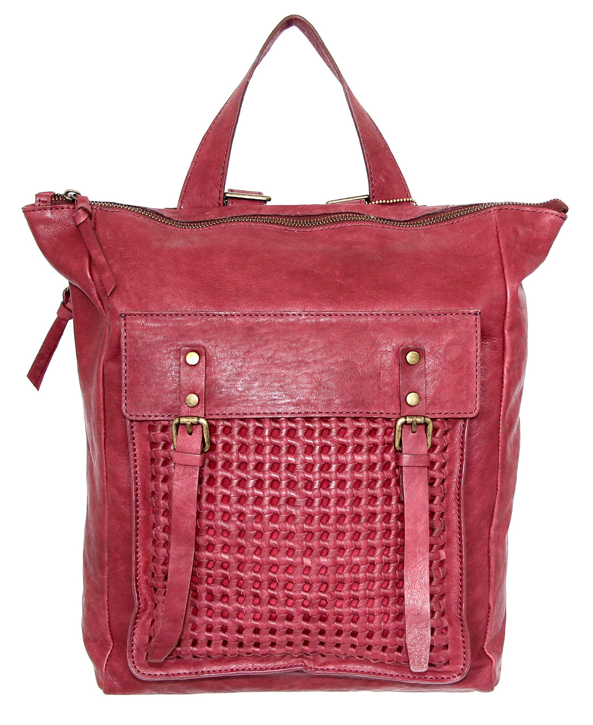 Suzanna Leather Backpack - Merlot