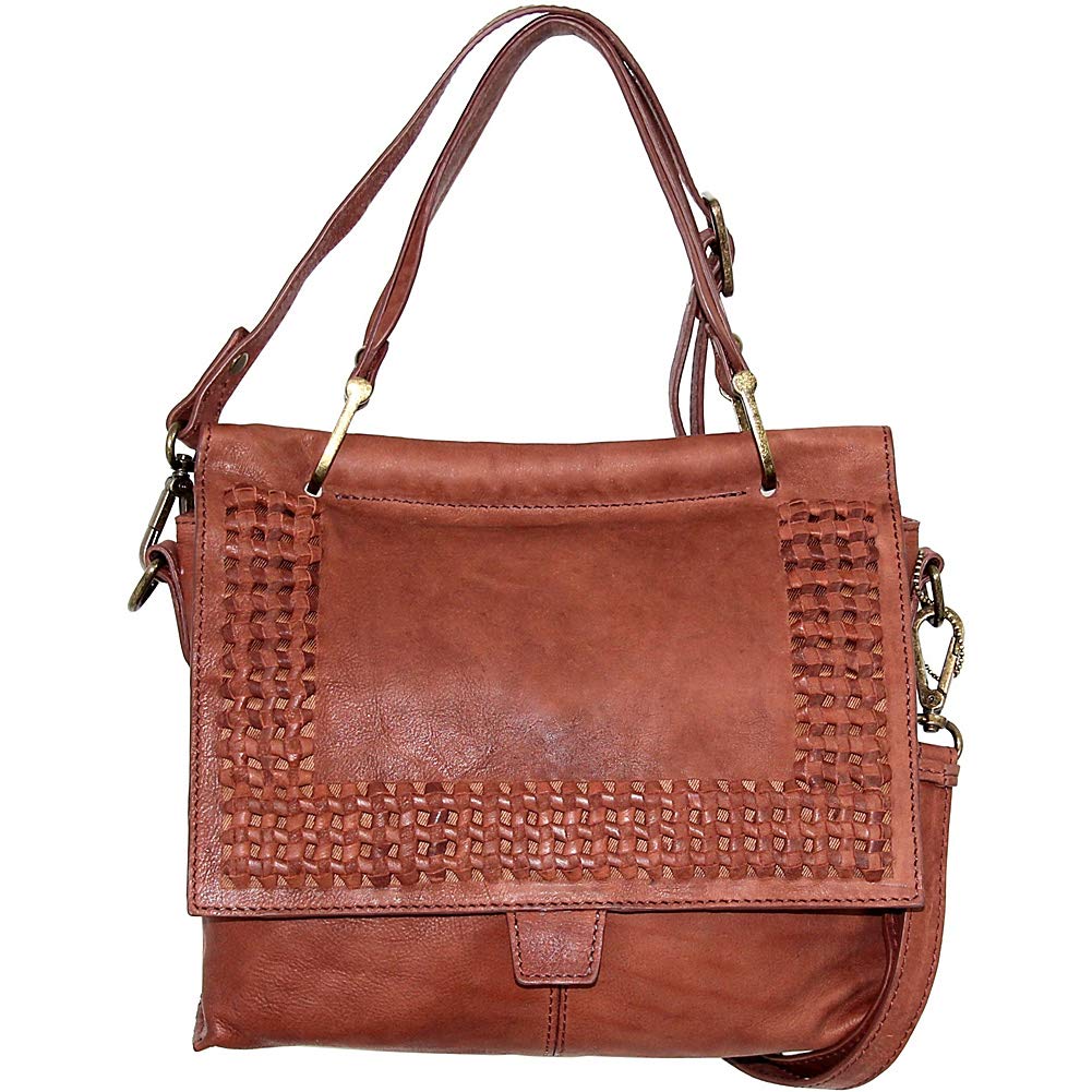 Alexis Leather Satchel in Chestnut