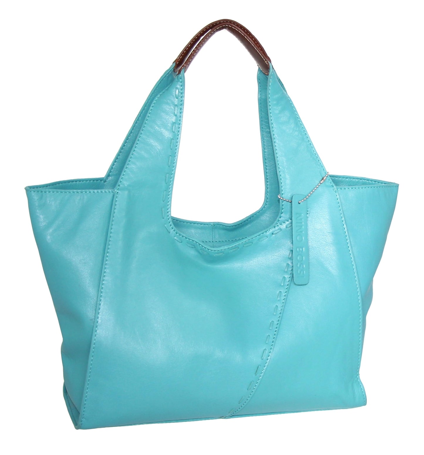 Serena Large Satchel in Turquiose
