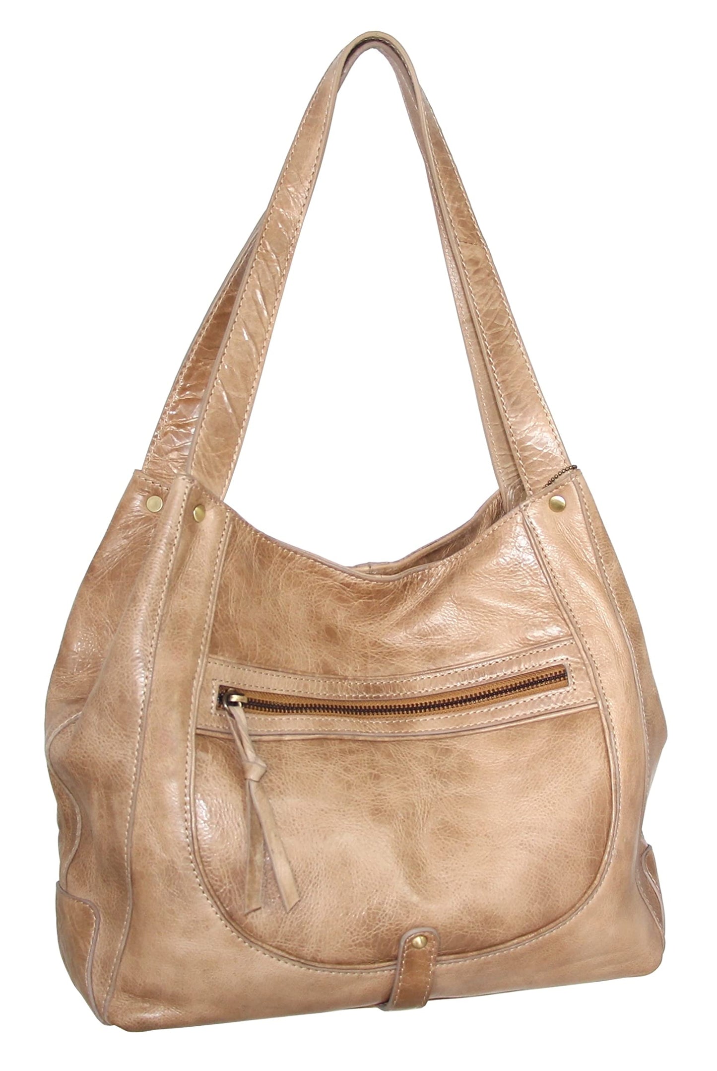 Braylee Satchel in Beige