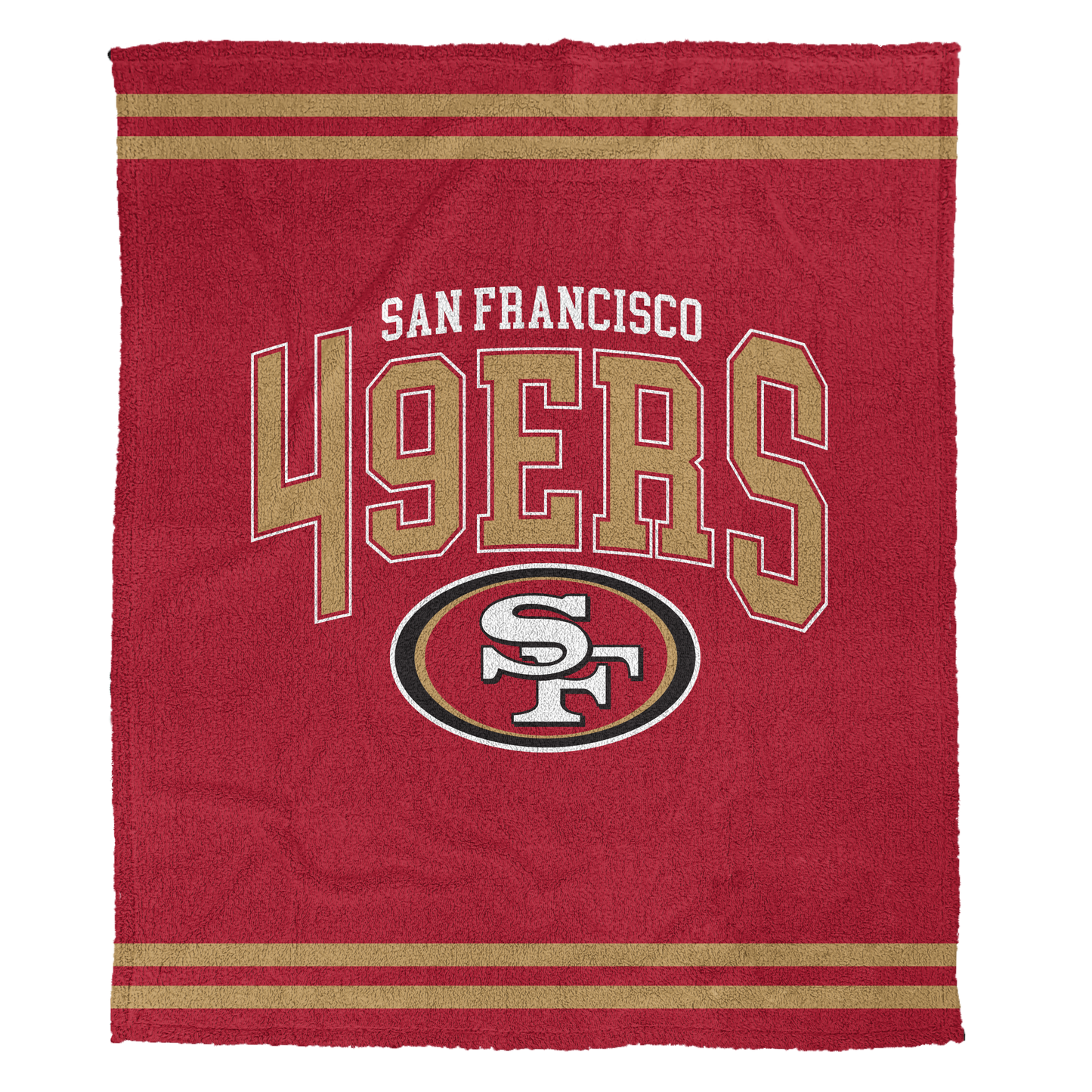 San Francisco 49ers NFL Team Classic Logo Blanket 60x70