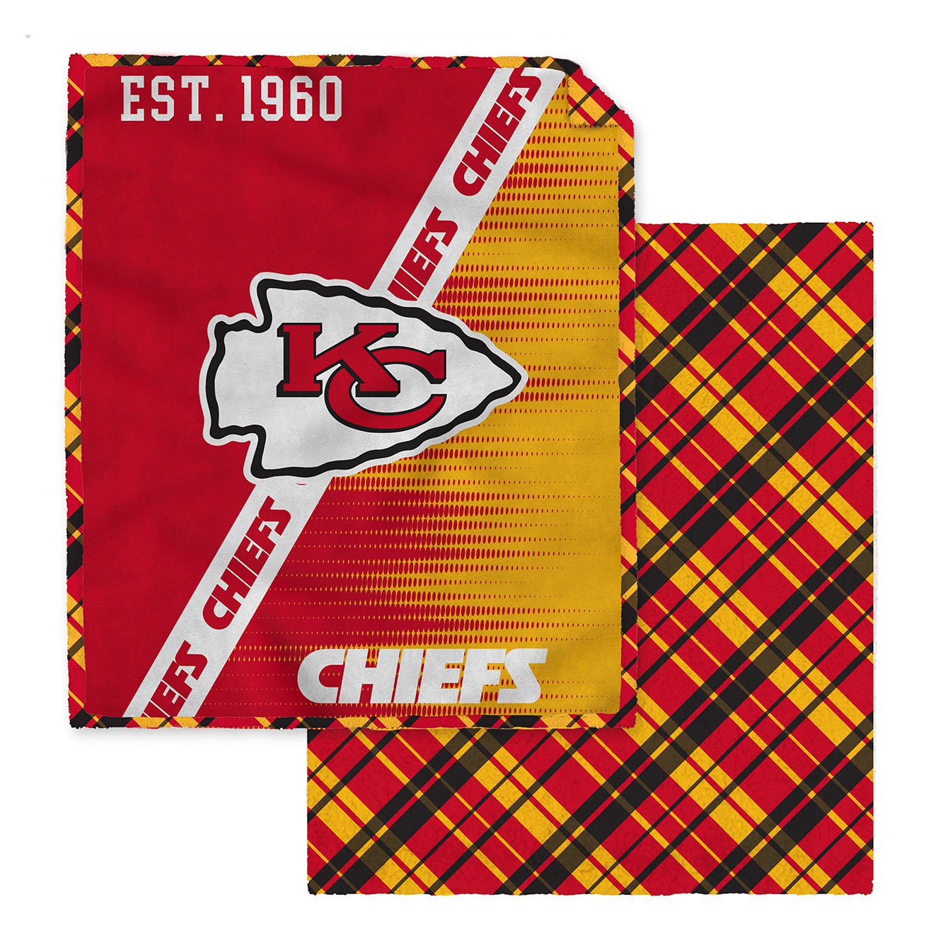 Kansas City Chiefs NFL Team Heritage Soft Blanket 60x80