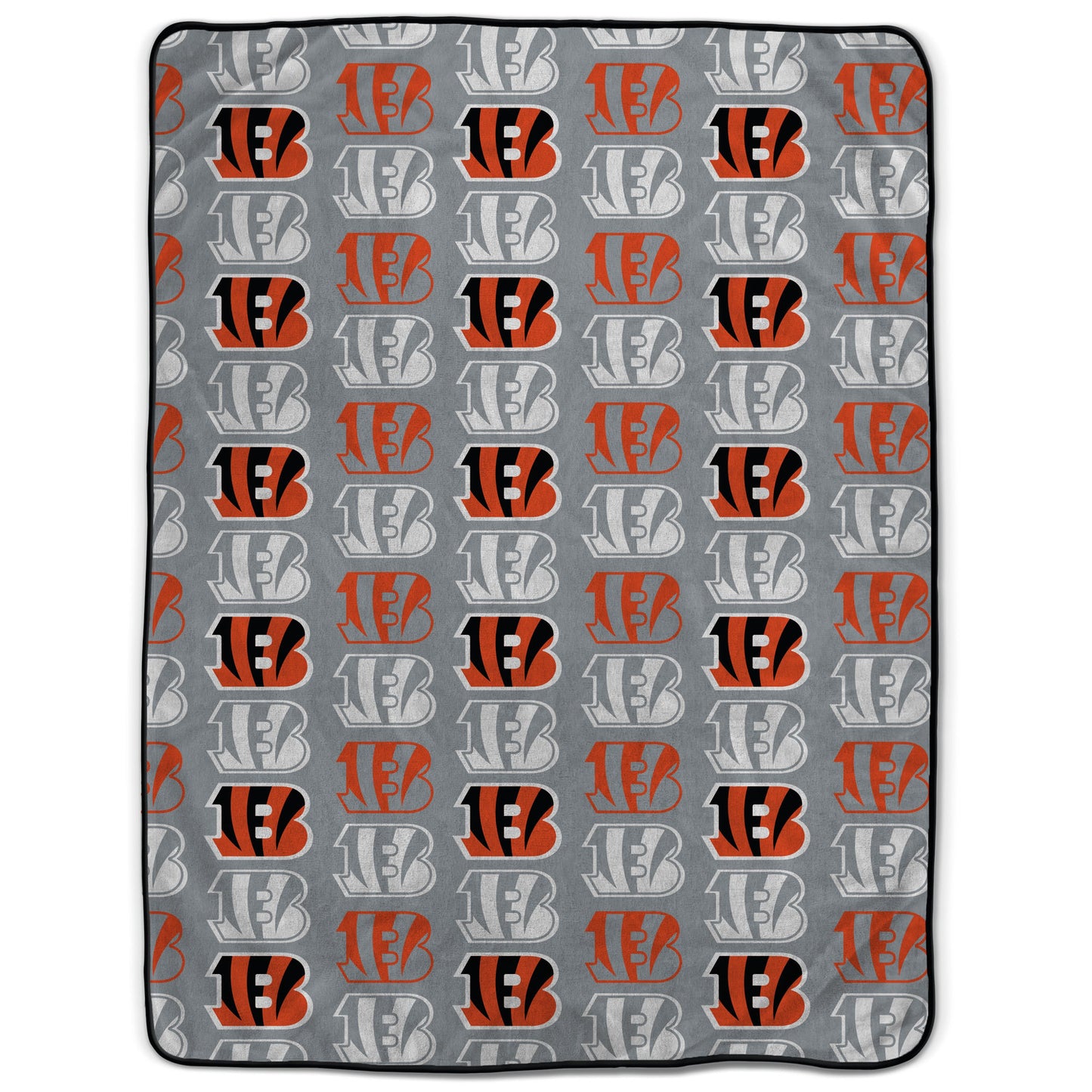 Cincinnati Bengals NFL Team Logomania XL Blanket 66x95