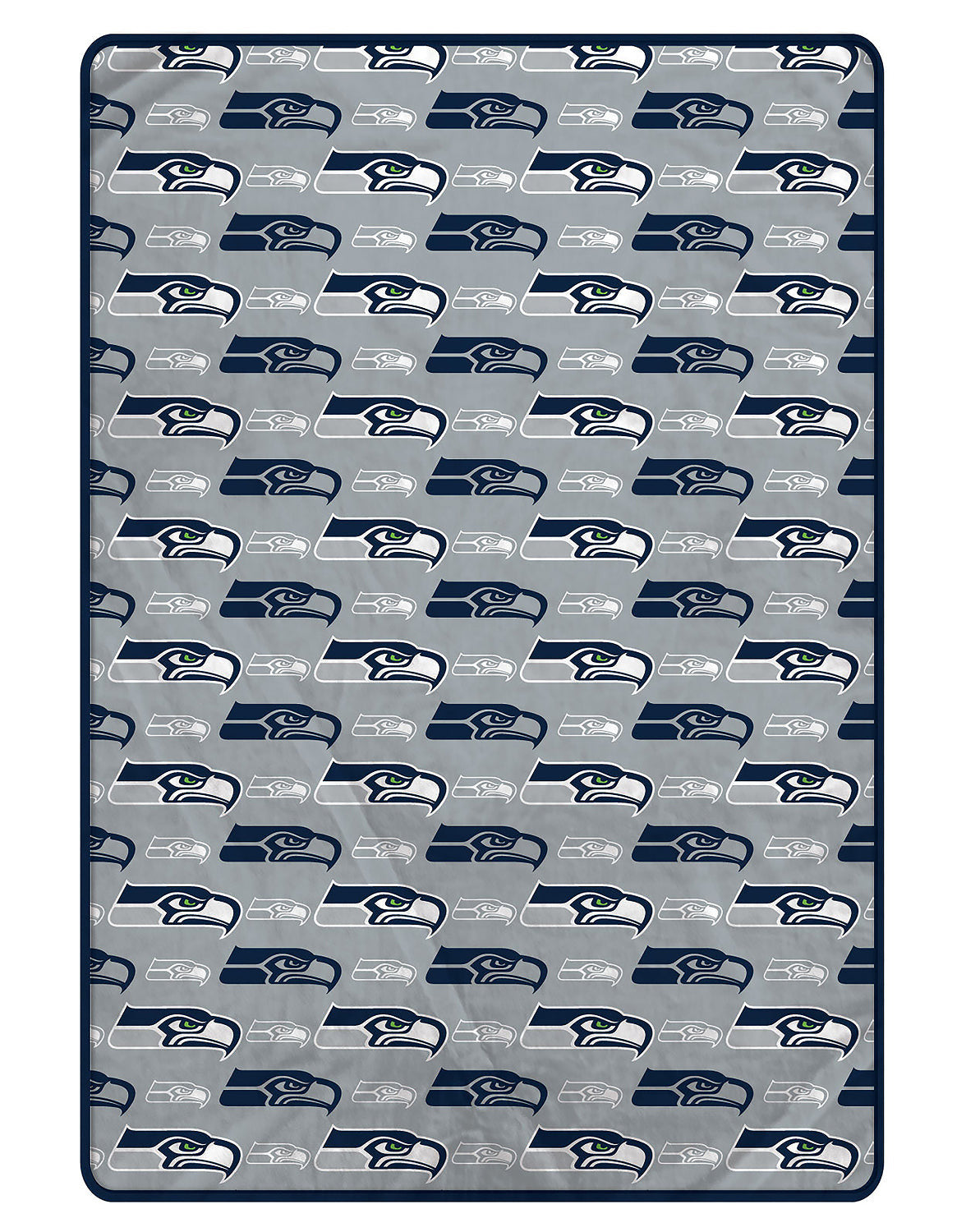 Seattle Seahawks NFL Team Logomania XL Blanket 66x95