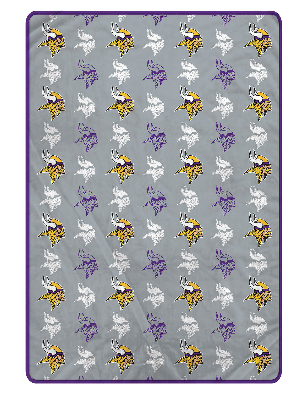 Minnesota Vikings NFL Team Logomania XL Blanket 66x95