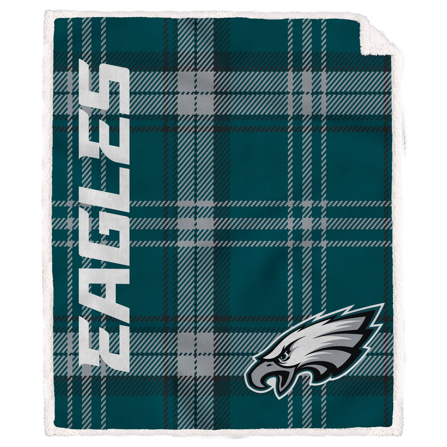 Philadelphia Eagles NFL Team Classic Plaid Throw 50x60