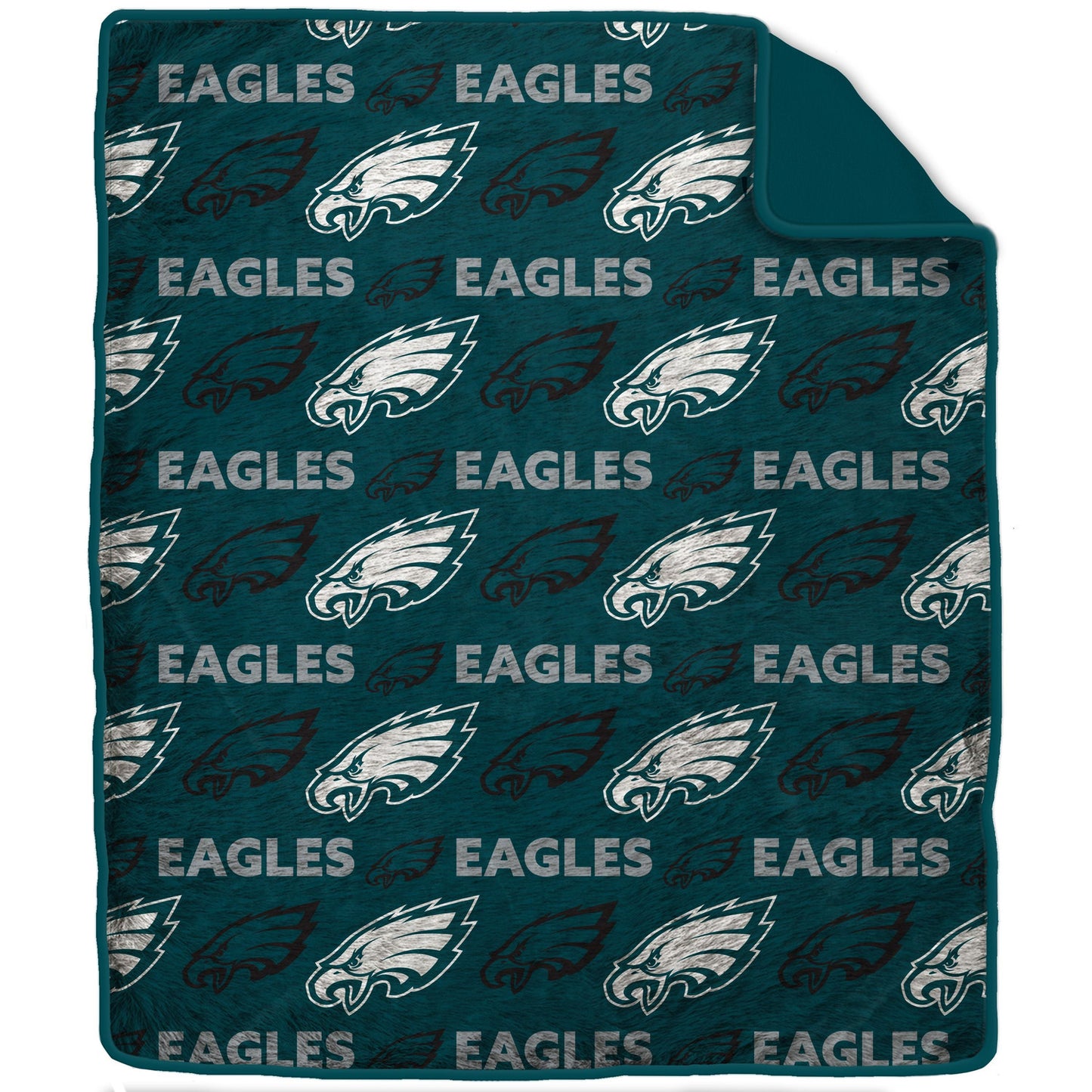 Philadelphia Eagles NFL Team Logo Ultra Plush Blanket 60x70