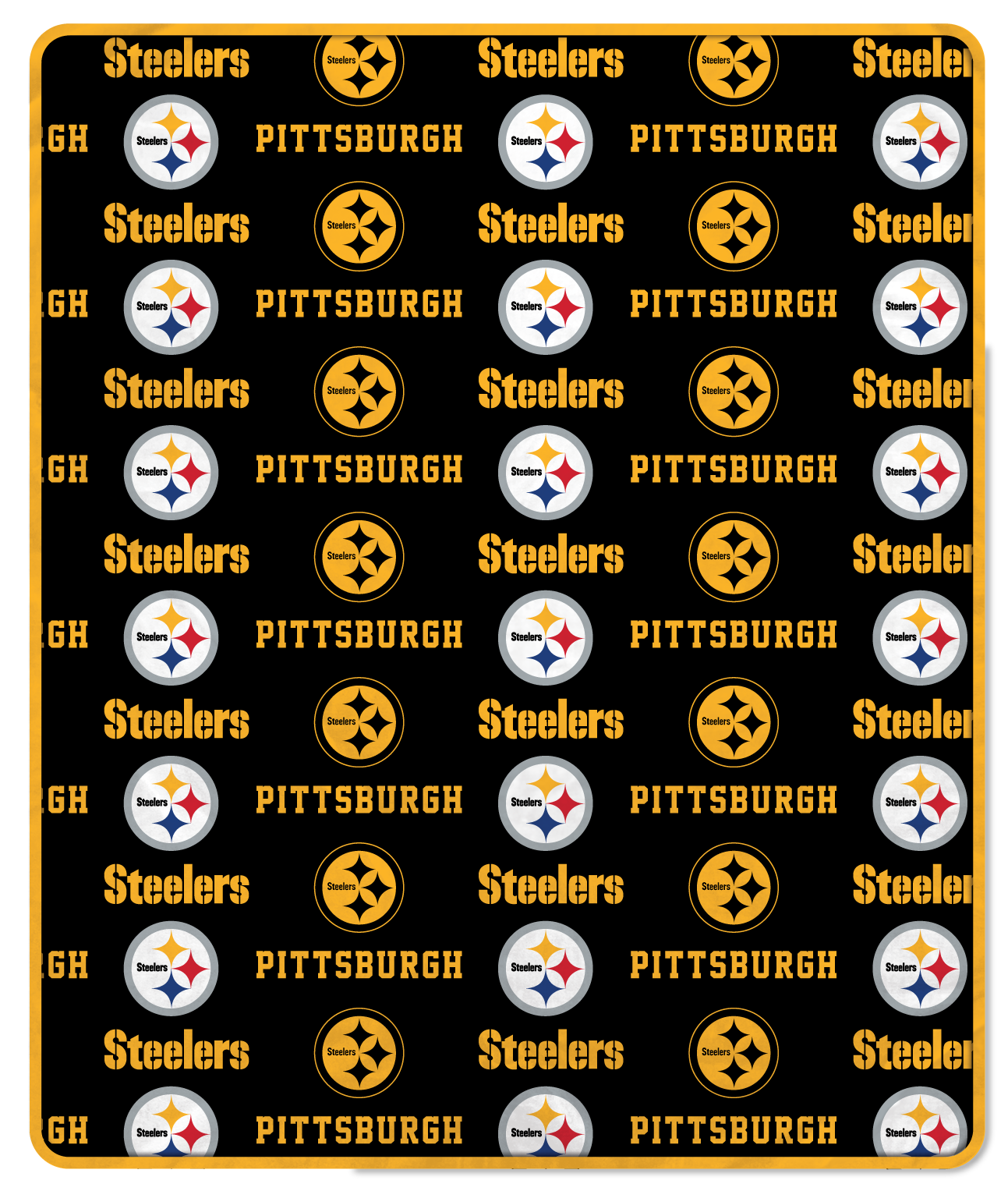 NFL Team Repeating Logo Fleece Throw