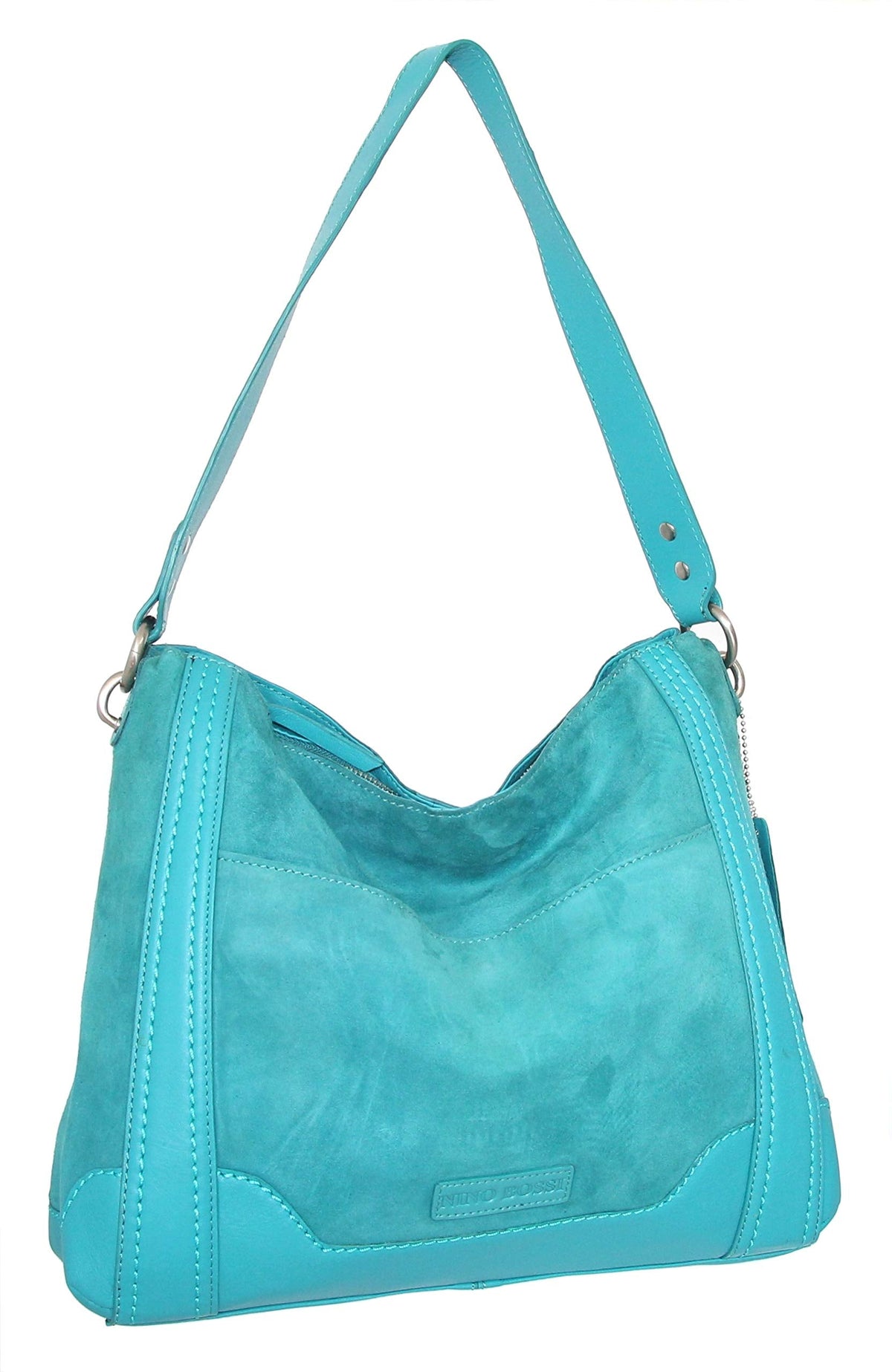 Hottie Leather Hobo - Turquoise