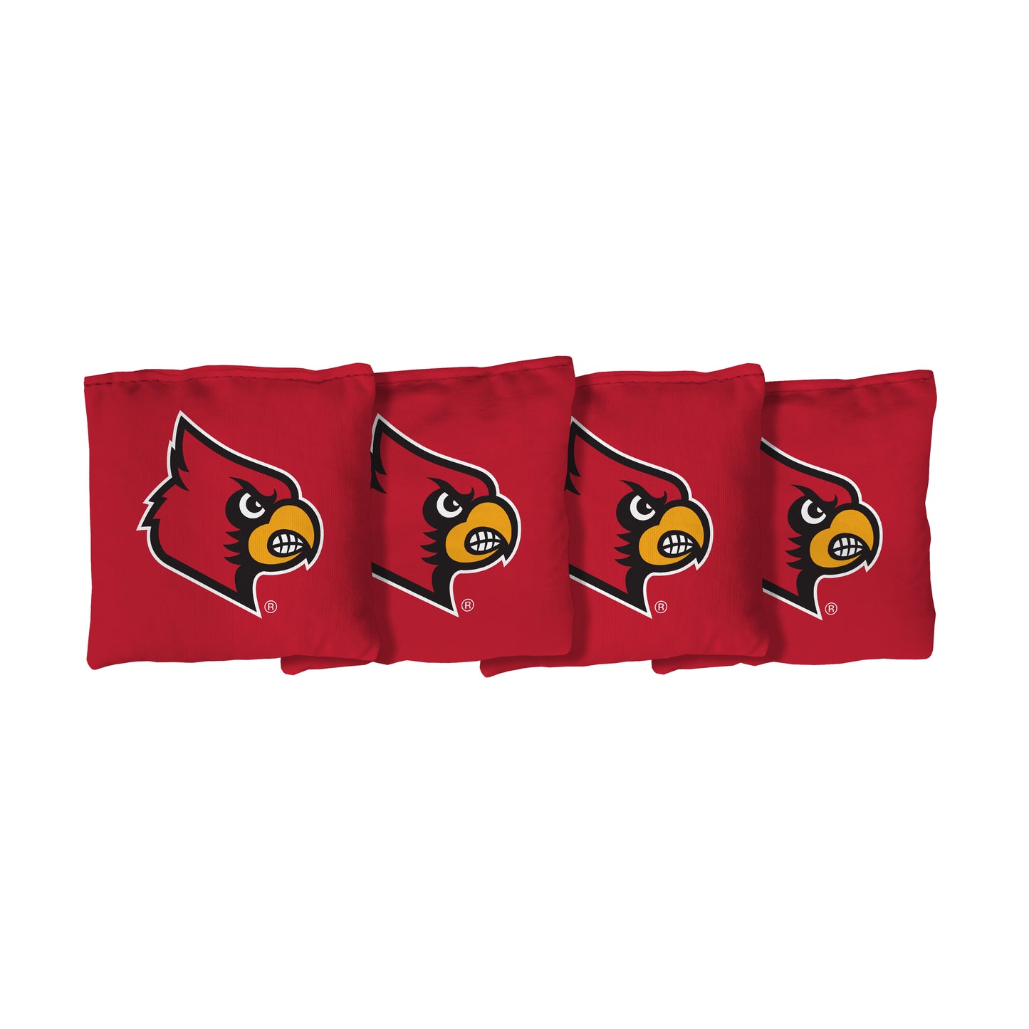 Louisville Cardinals Corn-Filled Cornhole Bags (4-Pack)
