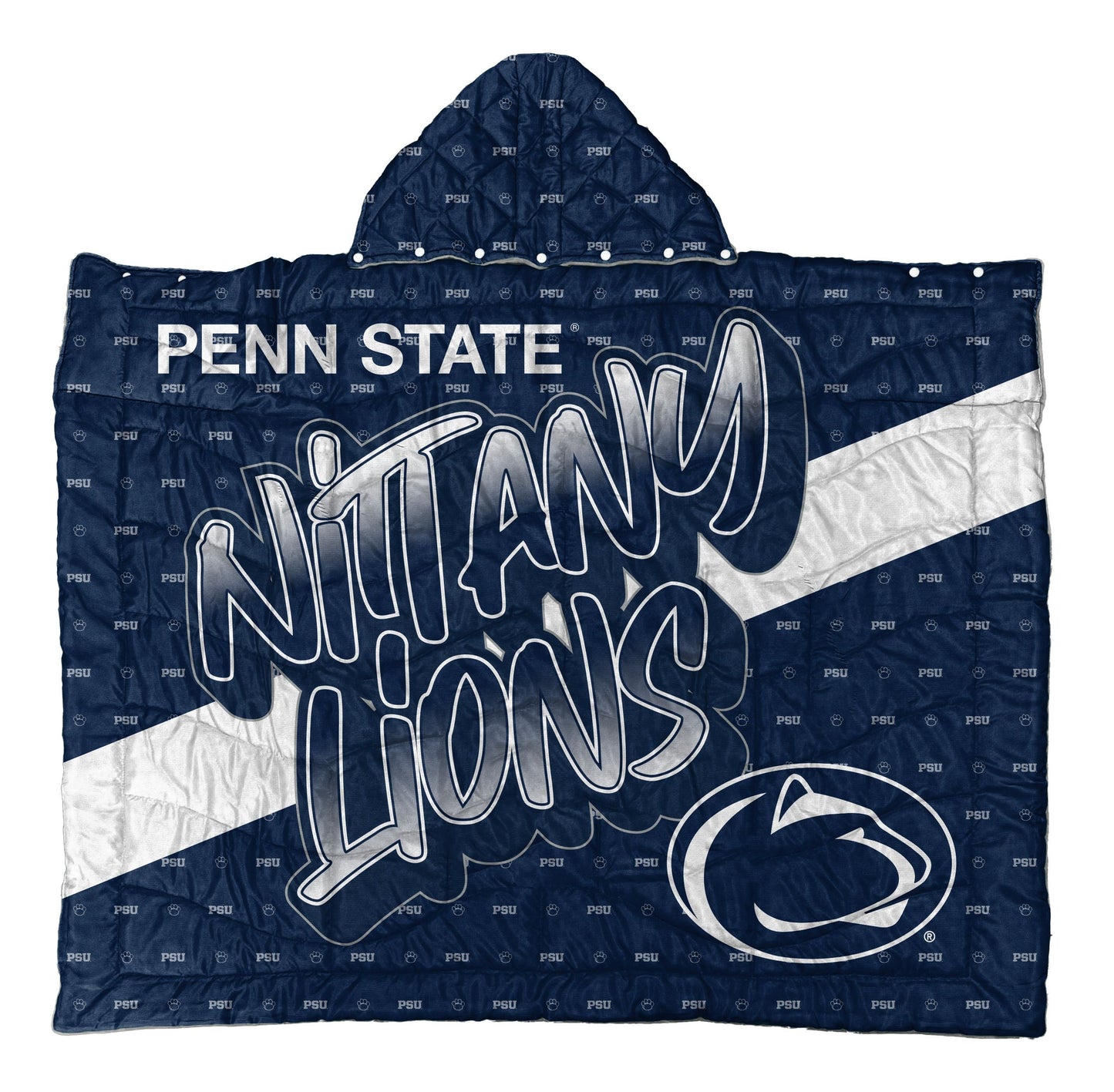 NCAA Hooded Cozy Cape Blanket