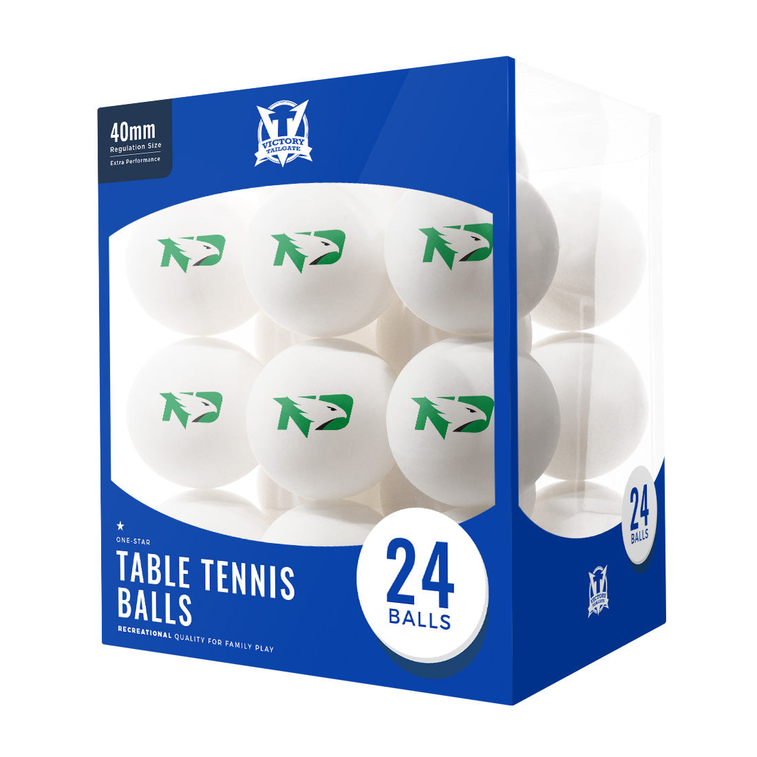 North Dakota Fighting Hawks Ping Pong Balls (24-Pack)