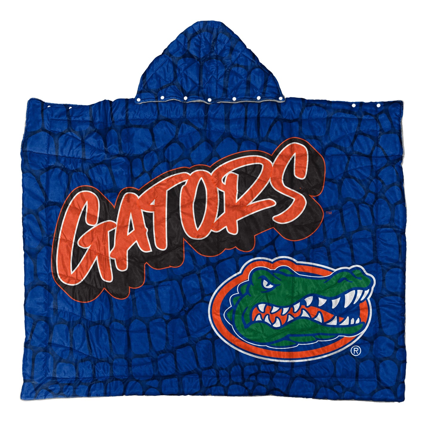 NCAA Hooded Cozy Cape Blanket