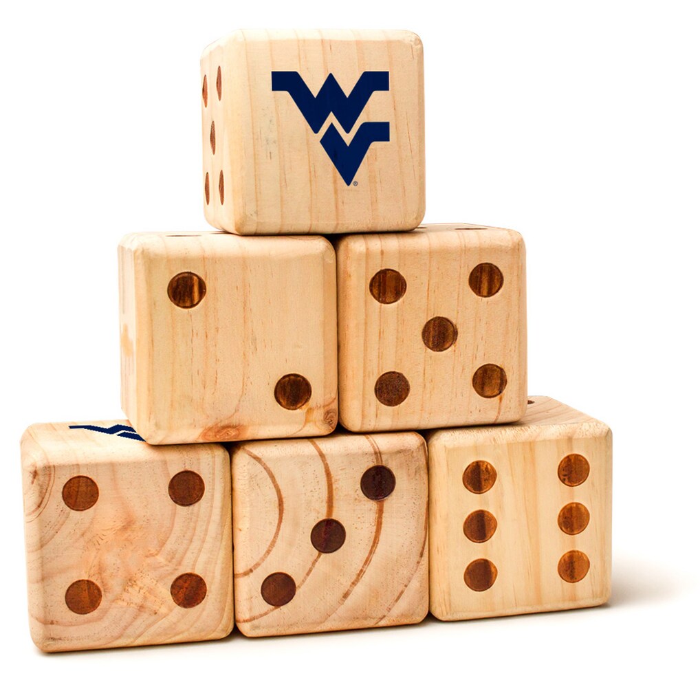 West Virginia Mountaineers Lawn Dice Yard Game