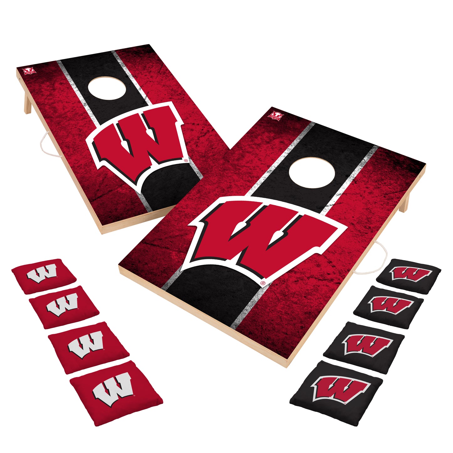 Wisconsin Badgers 2x3 Solid Wood Cornhole Game