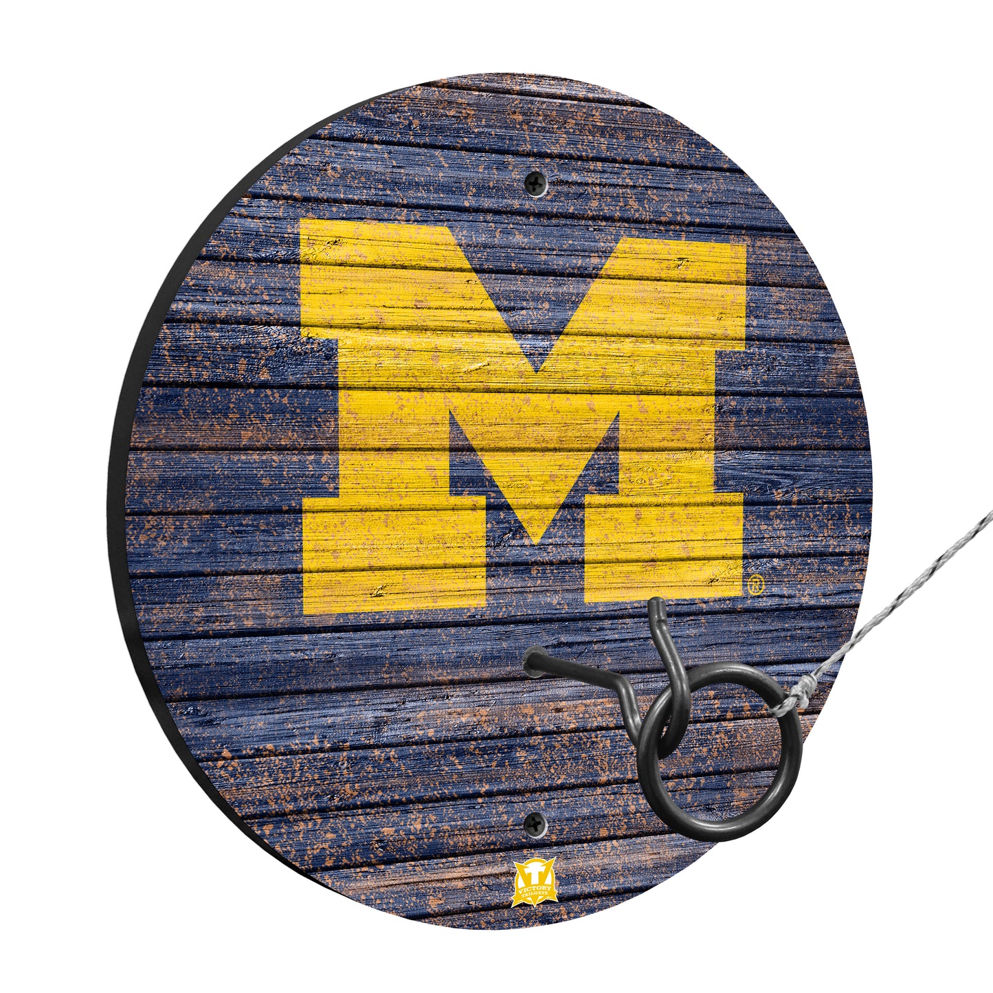 Michigan Wolverines Hook & Ring Wall Game