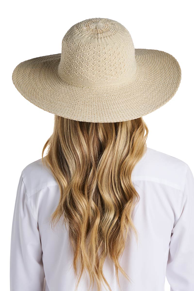 Perla Packable Wide Brim Hat | Natural