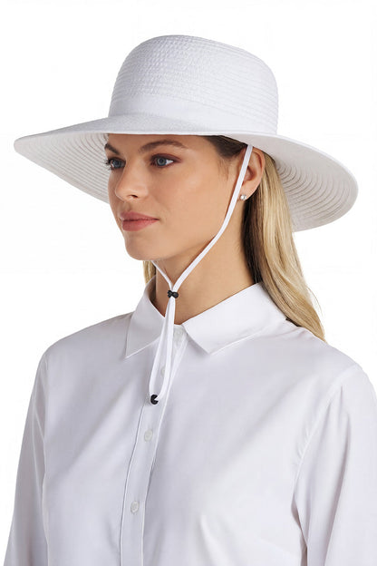 Shelly Lightweight Shapeable Travel Hat | White