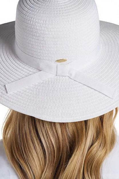Shelly Lightweight Shapeable Travel Hat | White