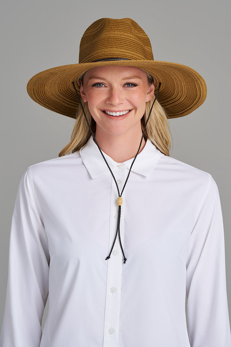 Women's Tempe Hat with Chin Cord | Tan