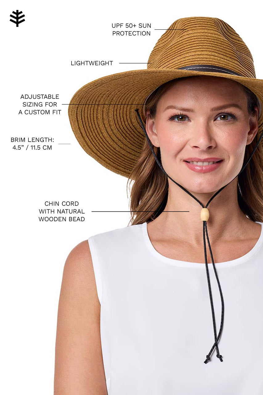 Women's Tempe Hat with Chin Cord | Tan